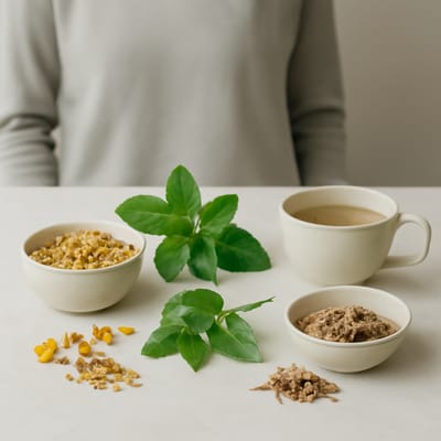 How do chamomile, lemon balm, and valerian differ?
